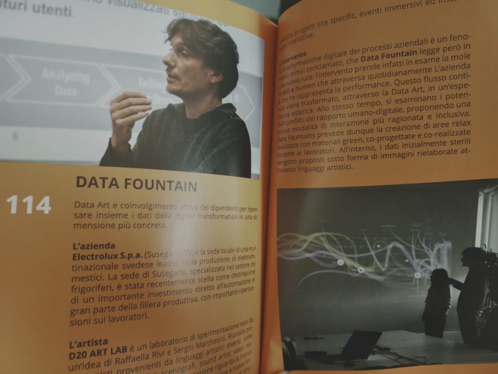 Data Fountains, a data art project for Electrolux